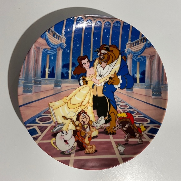 Disney Other - Beauty & the Beast collector plates
